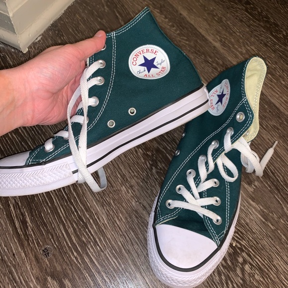 emerald green converse